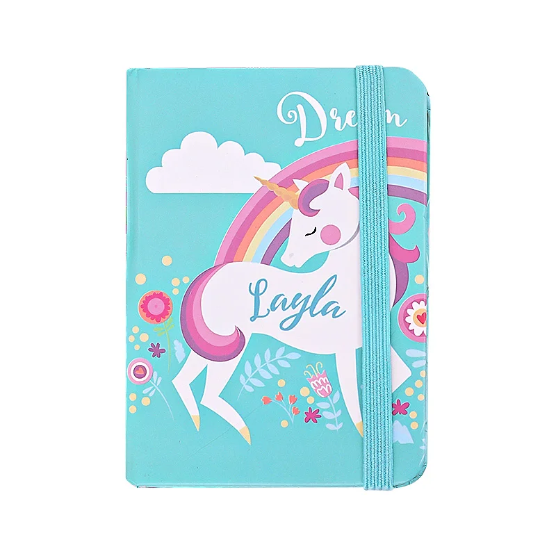 Custom unicorn Black Sketchbook Wet Erasable Notebook Wholesale Cheap A5 Journal  Notebook