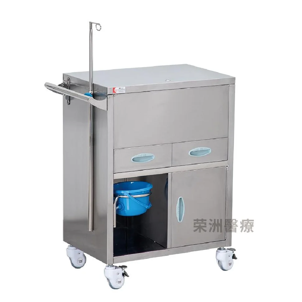 Заводская распродажа, Больничная мебель, перевязочный инструмент, тележка для лечения неотложной помощи, тележка для анестезии, Медицинская медицинская тележка