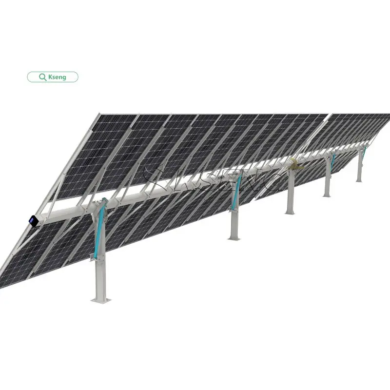 Commercial Solar Tracking Ground Mount Solar Tracking System Single Axis Tracker Solaire For Solar Panels