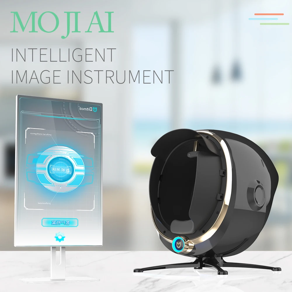 2024 New Technology 8 Spectrum Bitmoji Skin Analysis Machine Facial Skin Analyzer 3D Magic Mirror With 28 Million HD Pixels