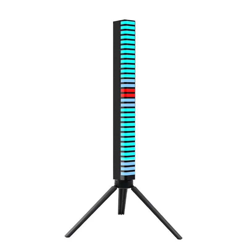 Bokun 3D New Product For Rear Glass Led Sound Activated Equalizer Car Neon El Light Music Rhythm Jump Flash Lamp Sticker Styling