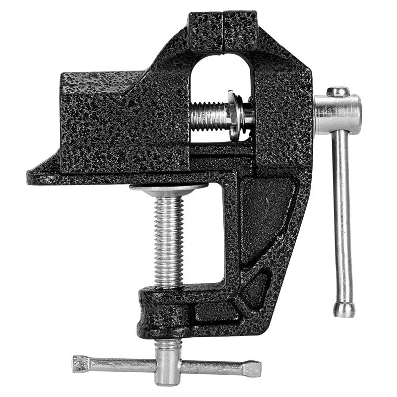 DL110050M Table Vice Small Home Multifunctional Mini Multi-directional Work Table Vice Fixture Flat Nose Vice Table Vie