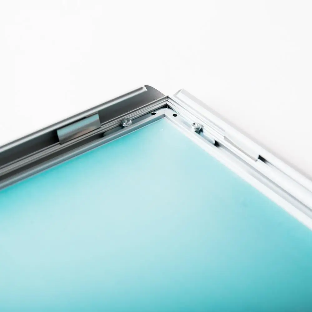 Free sample aluminum alloy poster frame 25mm advertising snap frame