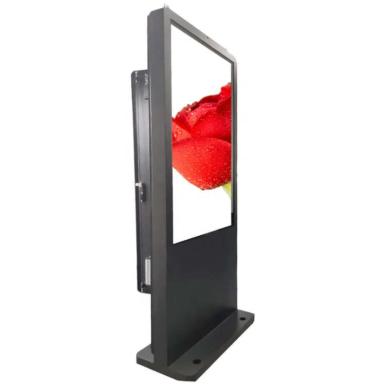 High quality outdoor LCD Totem intelligent multimedia advertising digital kiosk