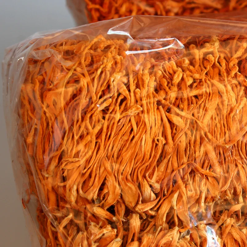 China Dry Goods Wholesale Edible Fungus Cordyceps Flower for Soup ingredients
