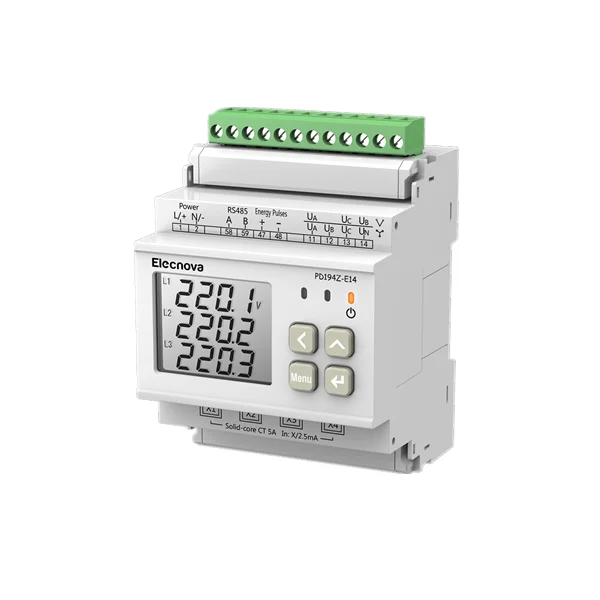 4 channels din rail mount LORA wireless energy meter power analyzer