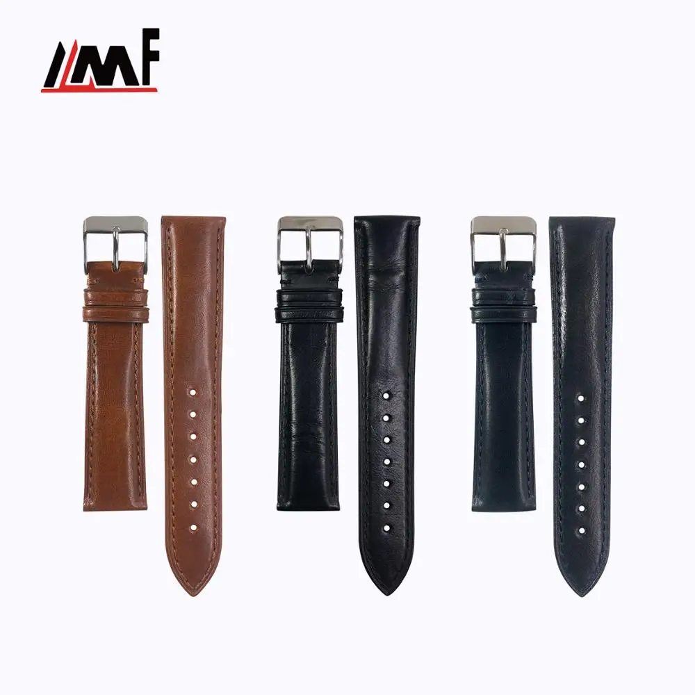 Oem Multicolor Stylishly Designed Multi Size Italian Leather Accessories Watch Leather Bracelet Straps For Wristwatches