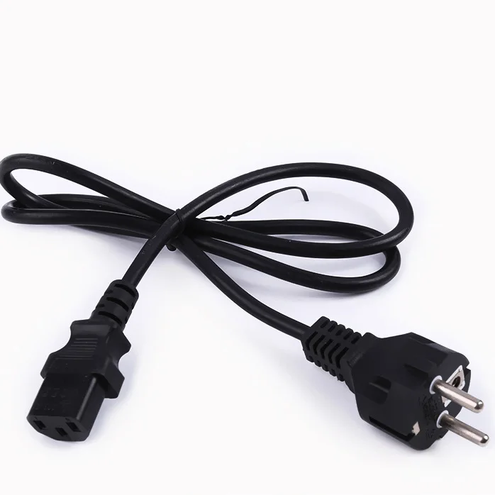 High-end insulated copper core three-plug power cord computer power cord chassis power cord