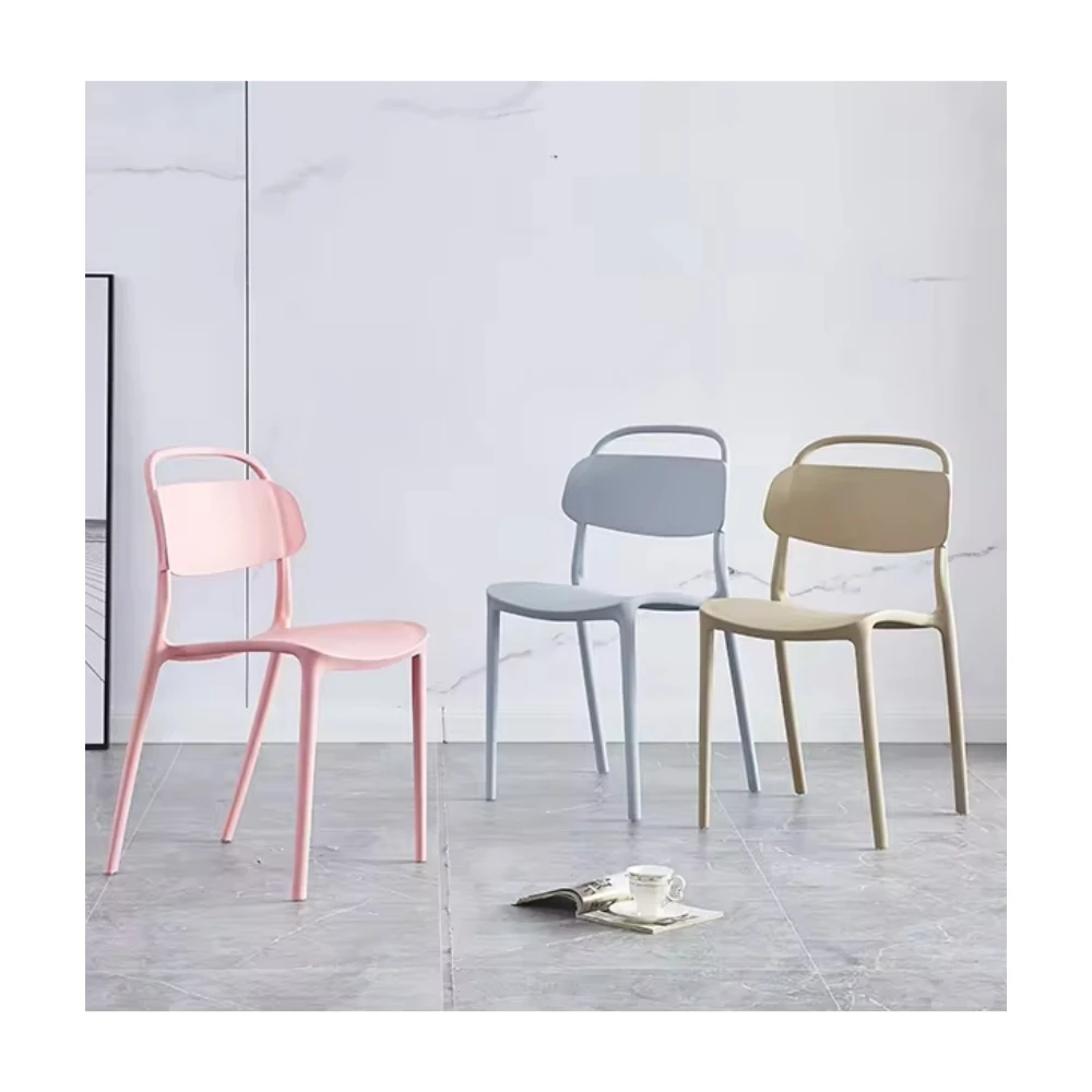 Wholesale simple table chair Single milk tea shop with thick leisure home furniture outdoor chair