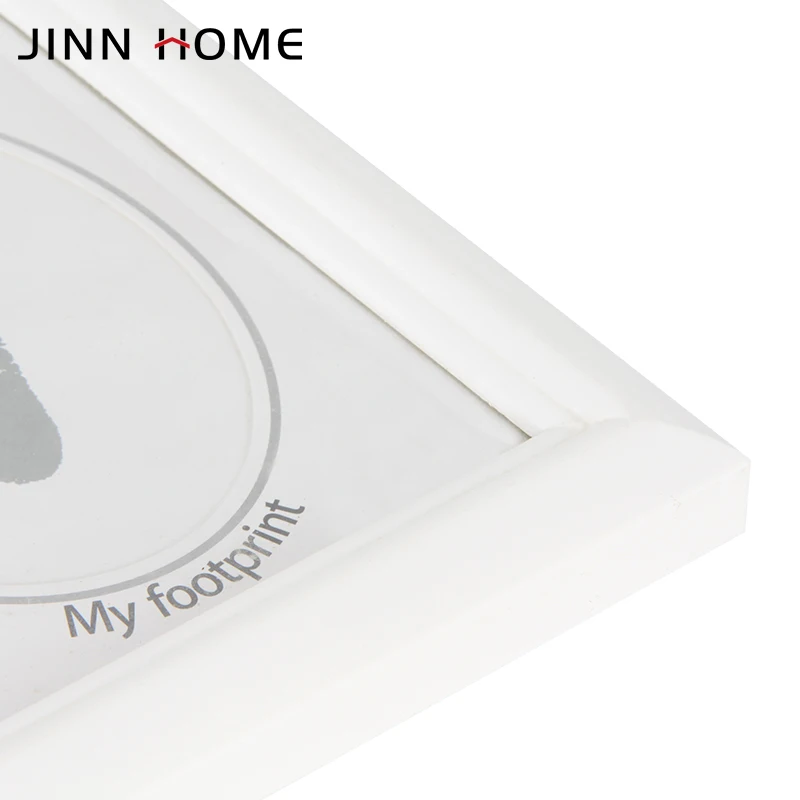 Baby growth commemorative photo frame hand and footprint record cute cartoon table hanging wall gift photo frame