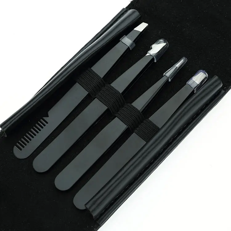 Hot Sale Beauty Makeup Tools Eyelash Razor Scraping Knife Eyebrow Scissors Clip Trimmer Tool Set Eyelash Tweezers