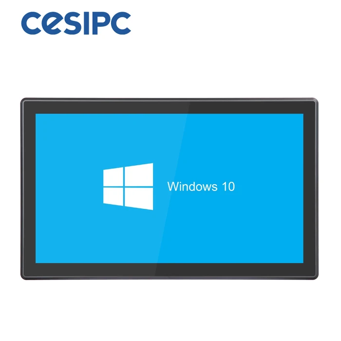 CESIPC 10 11.6 12 15 17.3 19.5 21.5 inch all in one PC ip65 lcd industrial pc rs485 rs232 hmi touch screen industrial panel pc