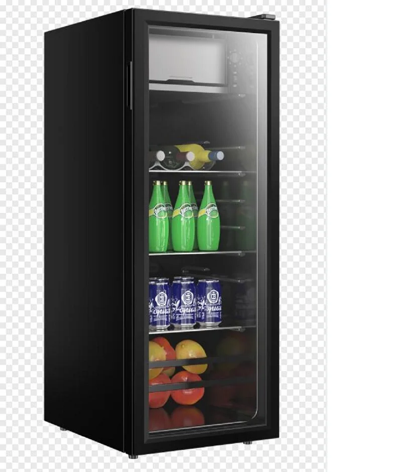 118 L BEVERAGE COOLER / / GLASS DOOR MINIBAR  / SC-76