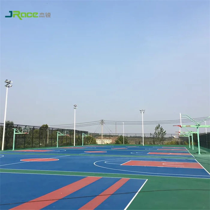 Silicon PU Sports Flooring Polyurethane Floor Paint Outdoor Basketball Court Coating Painting