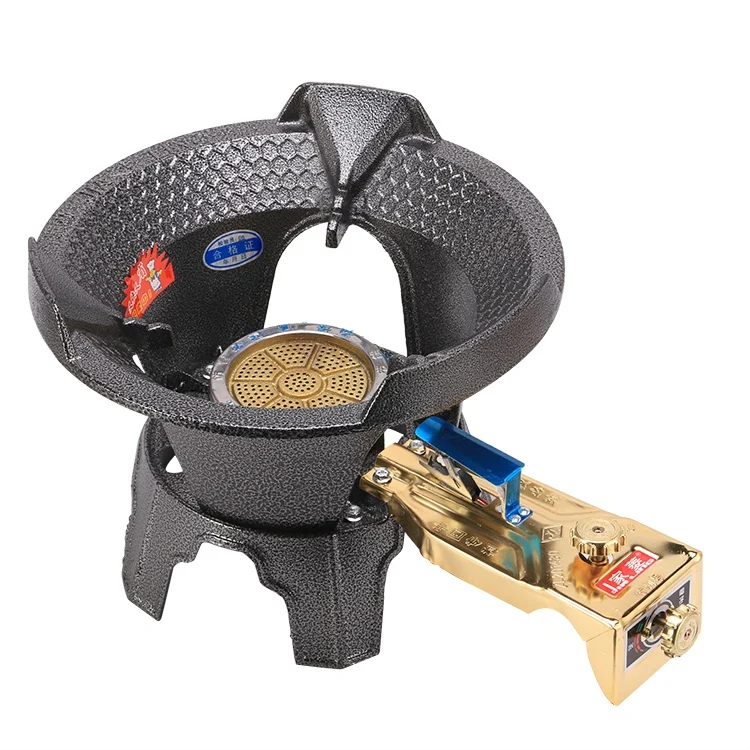 Качественная продукция для барбекю на открытом воздухе, чугунная газовая плита среднего давления