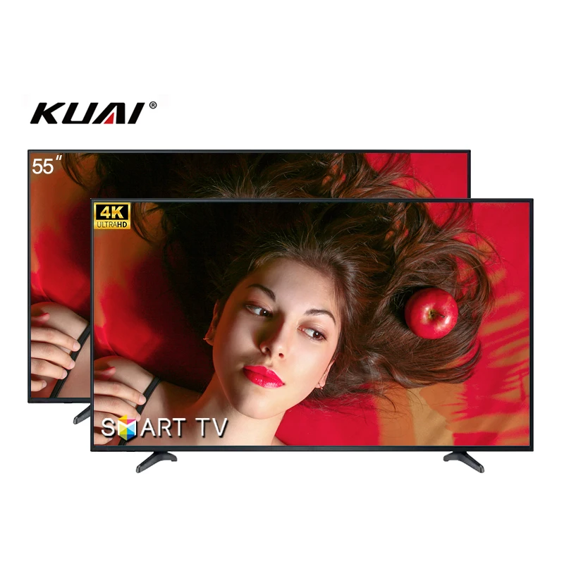 OEM TV производители узкая рамка безрамочный smart tv 32 40 43 50 55 60 65 дюймов 4k домашние использованные телевизоры