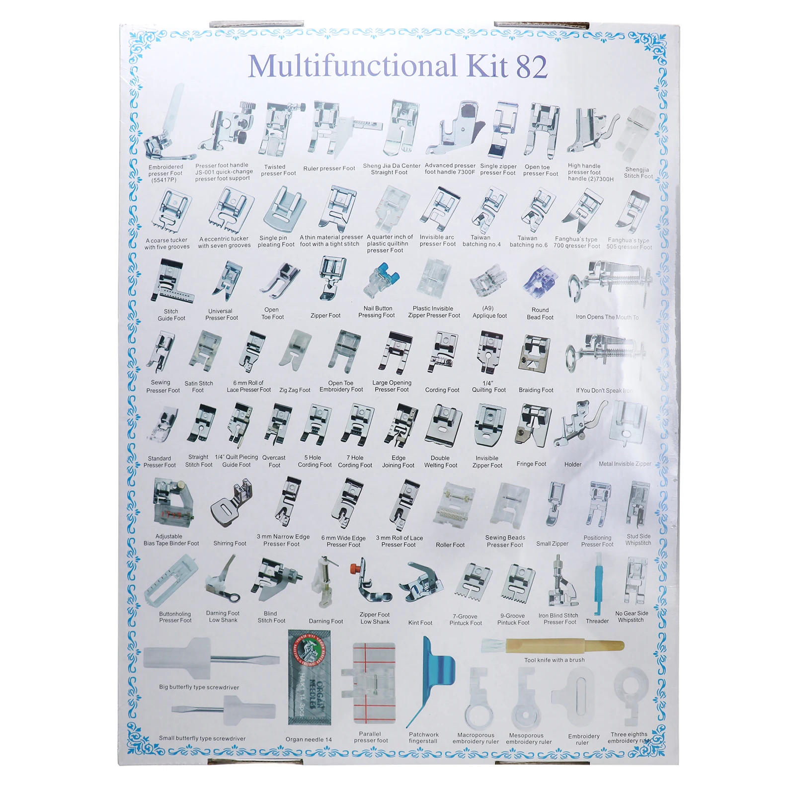 11 32 48 52 62 Pcs Domestic Professional Sewing Machine Presser Feet Set Presser Foot Kit