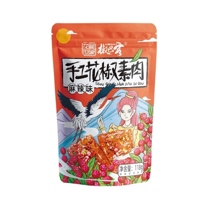  Asia crisp fries peppercorn snacks Spicy vegan meat hand made bean food pepper high output quality Healthy Konjac