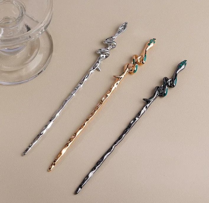 Оптовая продажа с завода PDANY, 6,9 дюйма, змеиные шпильки для волос, длинные шпильки для волос для женщин, толстые длинные волосы