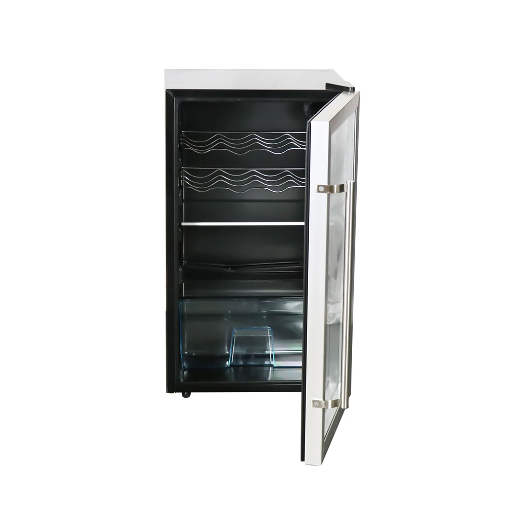 Built-in Standing Installation Multi Zone Commercial All Weather Wine Cooler