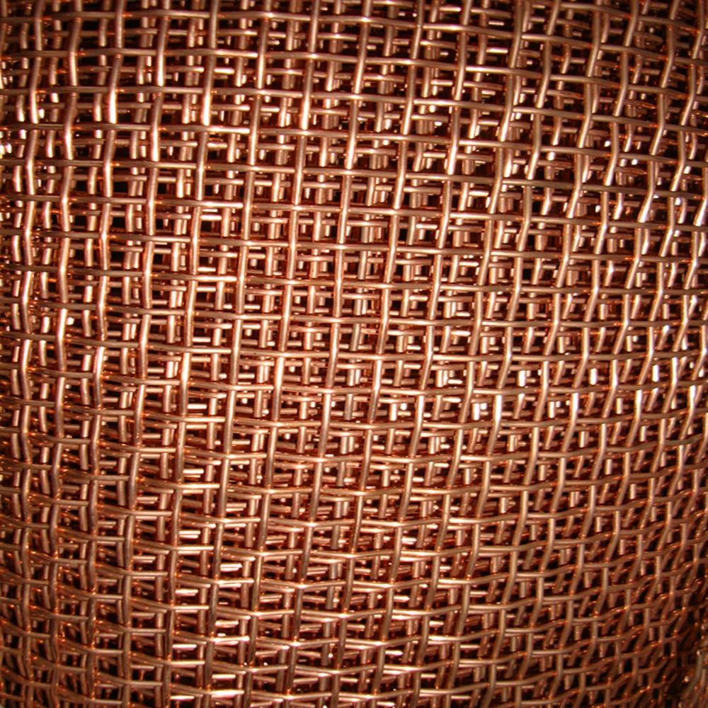 80 200 250 mesh red copper wire mesh for emf shielding faraday cage/Factory Direct Screen 500 Micron Wire Fabric Copper Mesh