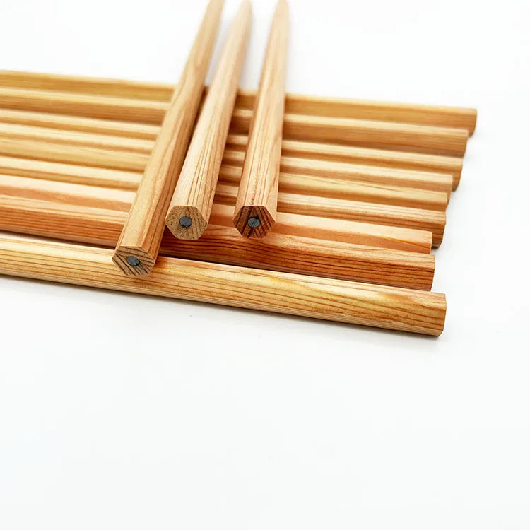 
Customized High Quality Multiple Styles Black Wooden HB Pencil 