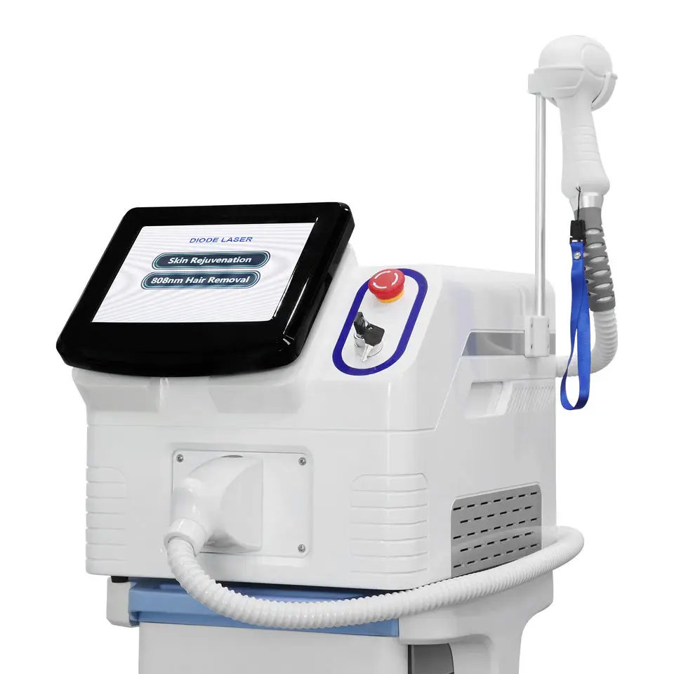 3 wavelength 808nm diode laser beauty machine commercial 808 laser hair removal machine price