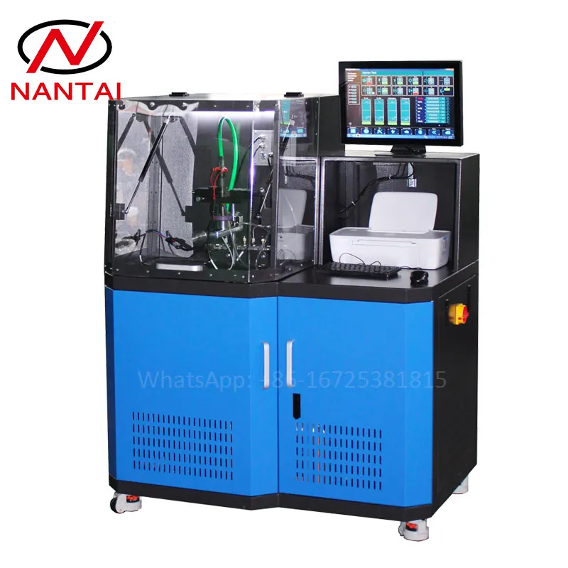 NANTAI NTI1000 NEW Design Diesel Injector Nozzle Test Bench Tester Common Rail Injector Test Bench with Printer QR Coding BIP