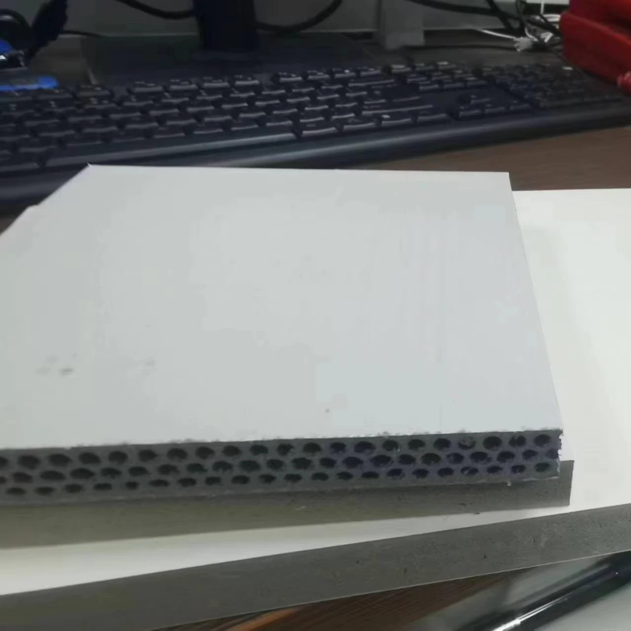 Reusable 4*8*12mm pvc foam board pp hollow panel column mold plastic formwork for concrete slabs wall construction