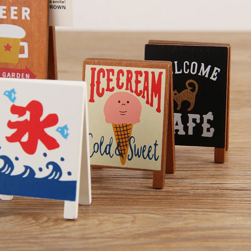 STICKERS PUNK Cafe Beer Style Name Card Holder Clips Picture Memo Note Photo Stand Office Supply Home Decoration 03412