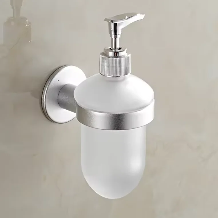 Durable Fitting Accessories Wall Mounted Aluminum Soap Dispenser