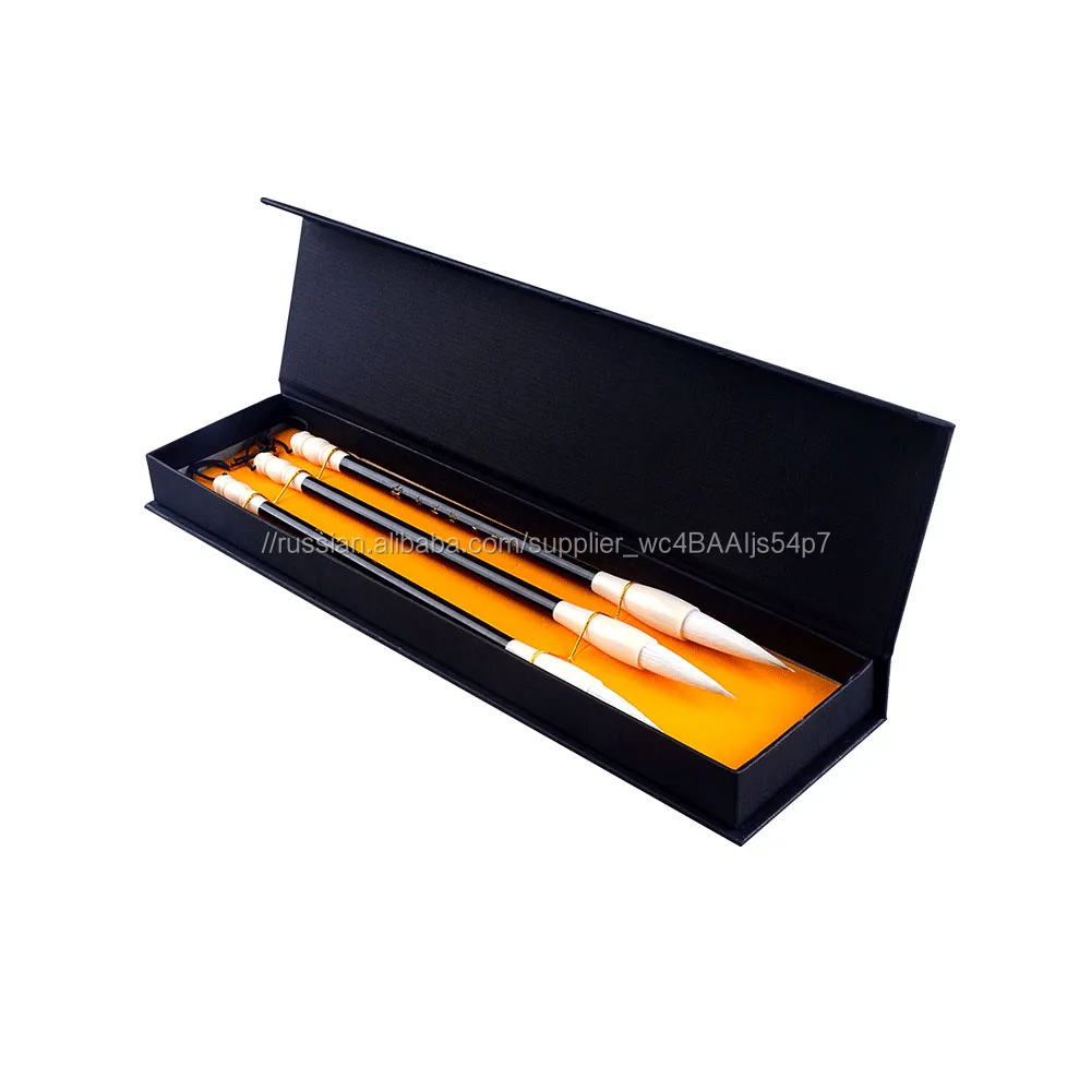 Ручной работы из традиционной китайской каллиграфии бамбуковая щетка для тренировки написания живописи тушью