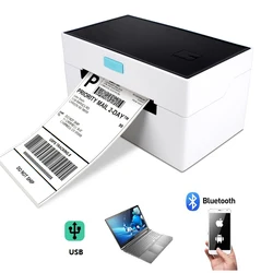 4 Inch USB Port Thermal Barcode Printer compatible with Windows Mac Android iOS Barcode Printer