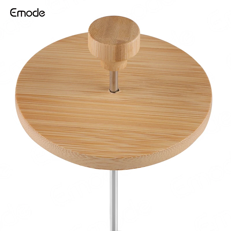 Borosilicate Glass French Press Coffee Maker Durable French Coffee Press with Bamboo Lid