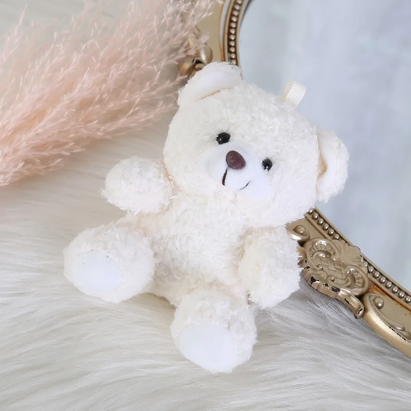 Wholesale Cute Teddy Bears Keychain Plush Toys Custom Bear Plush Toys Stuffed Animal Mini Plush Toys Hanging Keychain Bears