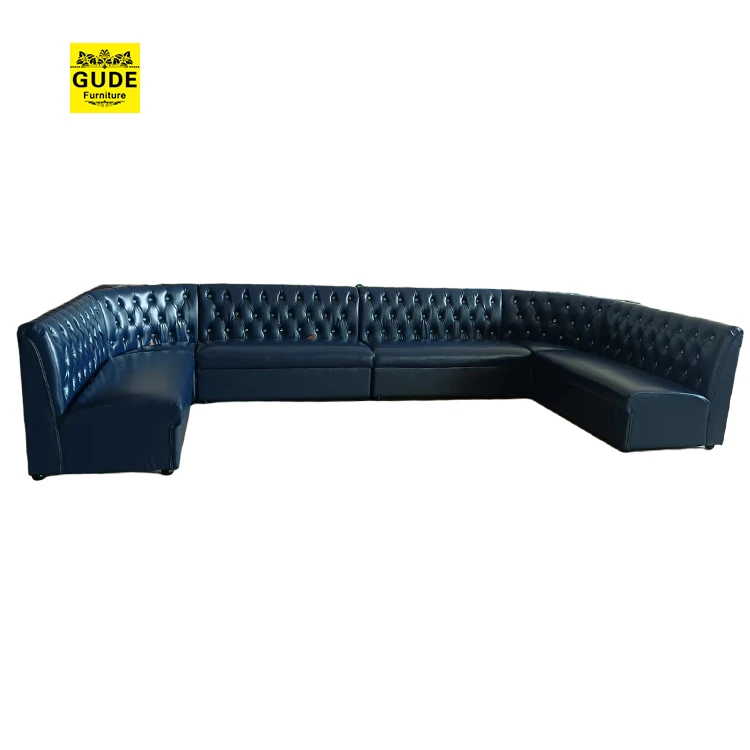 Factory Wholesale Leather Comfortable Soft High End Bar Night Club Furniture Ktv Sofas