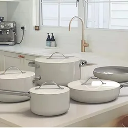 Aluminium Kitchen  Set ceramic Pots and Pans Non Stick Frying Pan Camping Cookware Sets