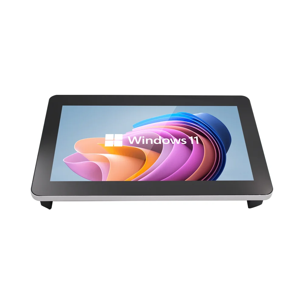 13.3 Inch Aluminum Capacitive Touch Screen Kiosk Rs232 Embedded/wall Mount All In One Full Hd Industrial Computer Panel Pc