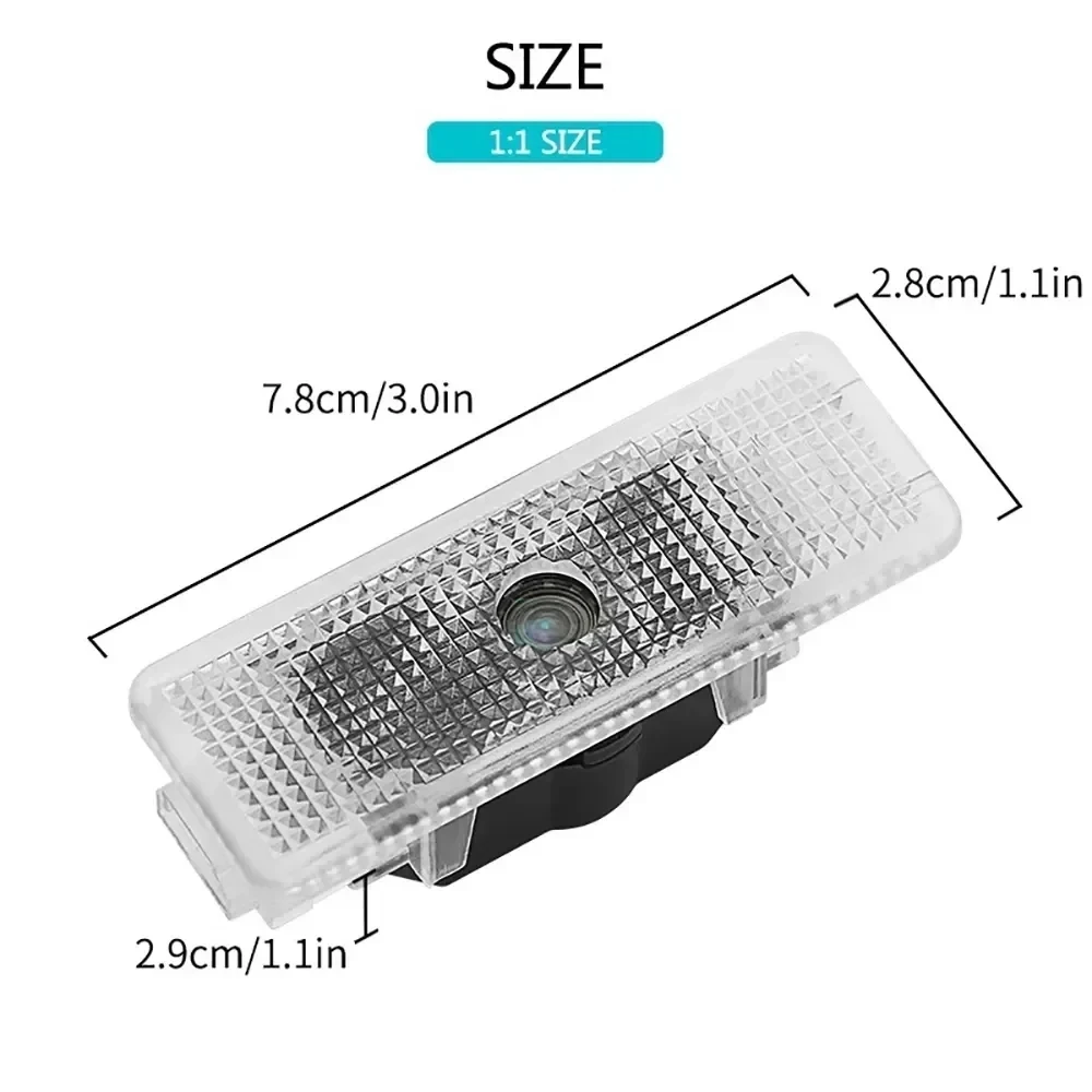 2X Car logo LED Door Marker Light Welcome Light Performance Retrofit Light For BMW 528i 1998 Z8 E39 E53 X5 1995-2006 accessories
