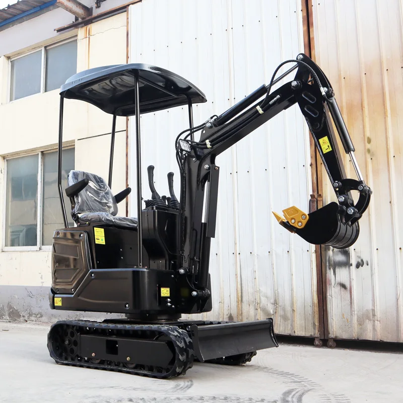 Free shipping CE EPA/EURO 5 micro excavator 2 ton 1 ton 1.8 ton small excavator Chinese mini excavator cabin mini digger