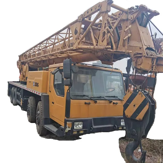 Used famous China mobile crane construction machinery best price heavy hydraulic lifting truck crane QY70K for sale qy25k qy50k
