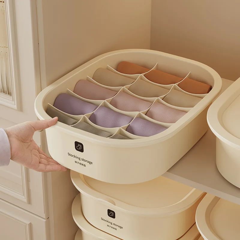 Plastic Baby Underwear Clothes Office Bathroom Organizer Storage Box