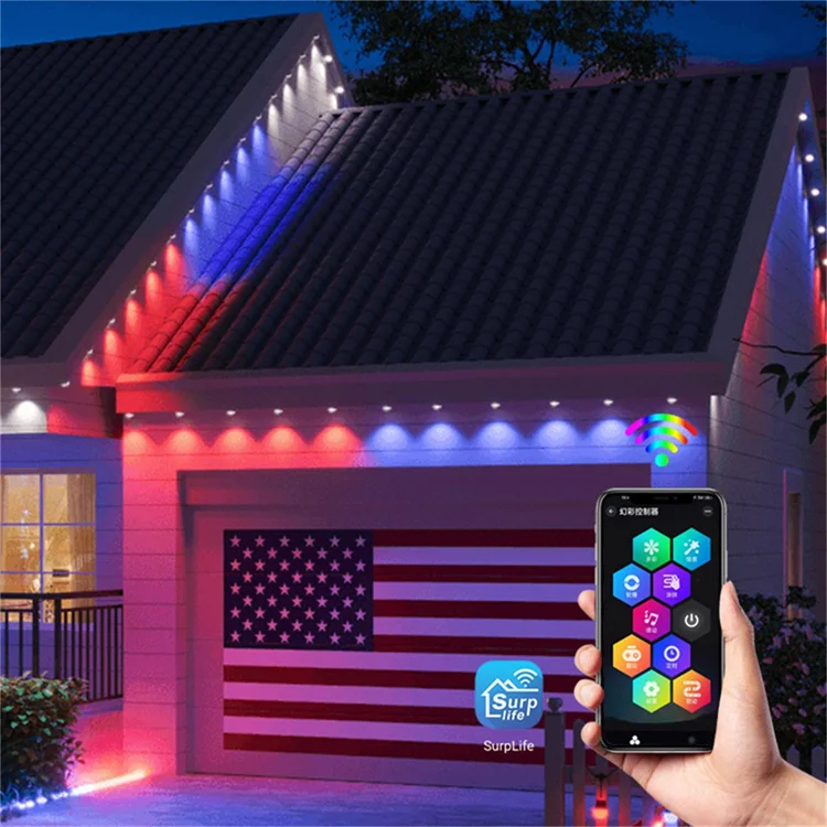 24V IP67 30000 hours waterproof LED module pixel eave lighting permanent holiday christmas lights