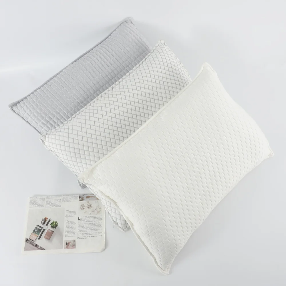 Wholesale 40/60 PE/Polyester white Knitted Pillow & Cushion Cover for Home Hotel Hospital Usage