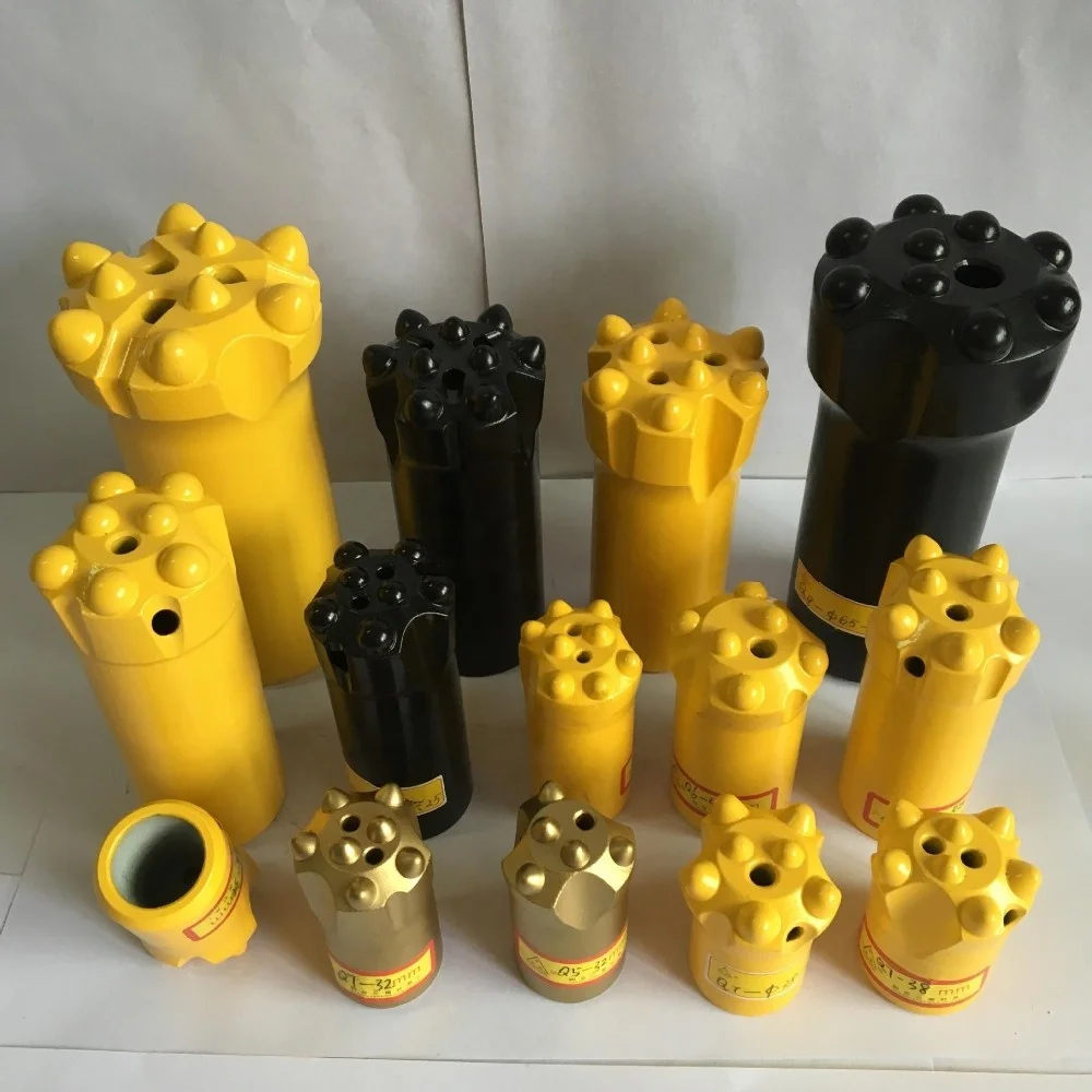High Quality 7 Buttons 34mm Small Quarry Rock Drilling Bit Bits Set for