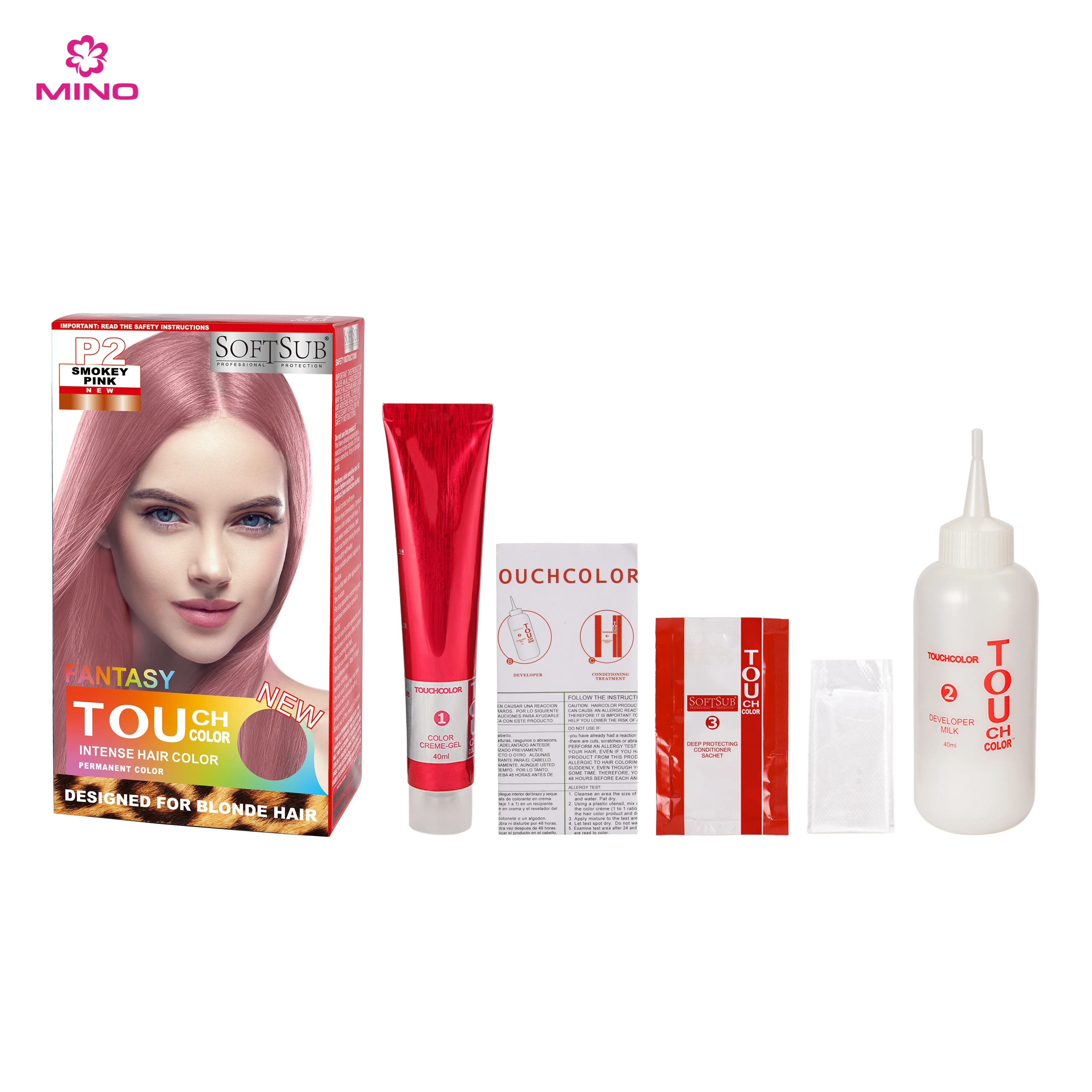 GMP & ISO Certified Long-lasting Permanent Hair Color 3 Years Hair Dyed with GMP / ISO Certification TOUCHCOLOR 35-50days