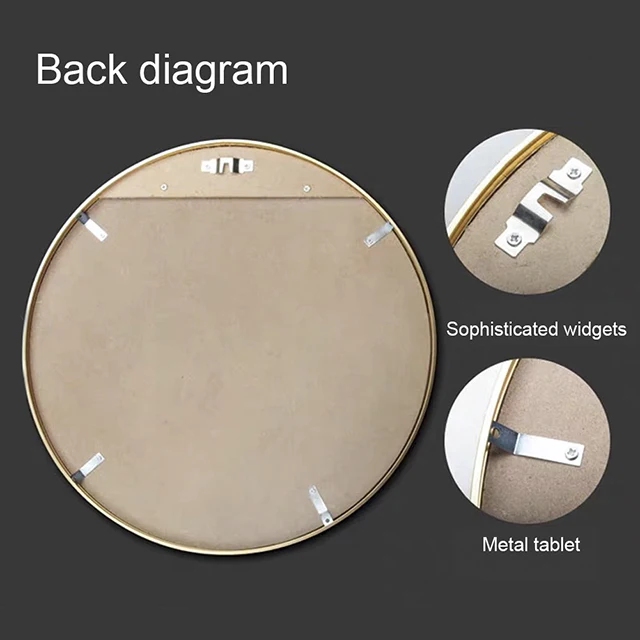 New arrival wall mounted gold framed mirror with factory wholesale price