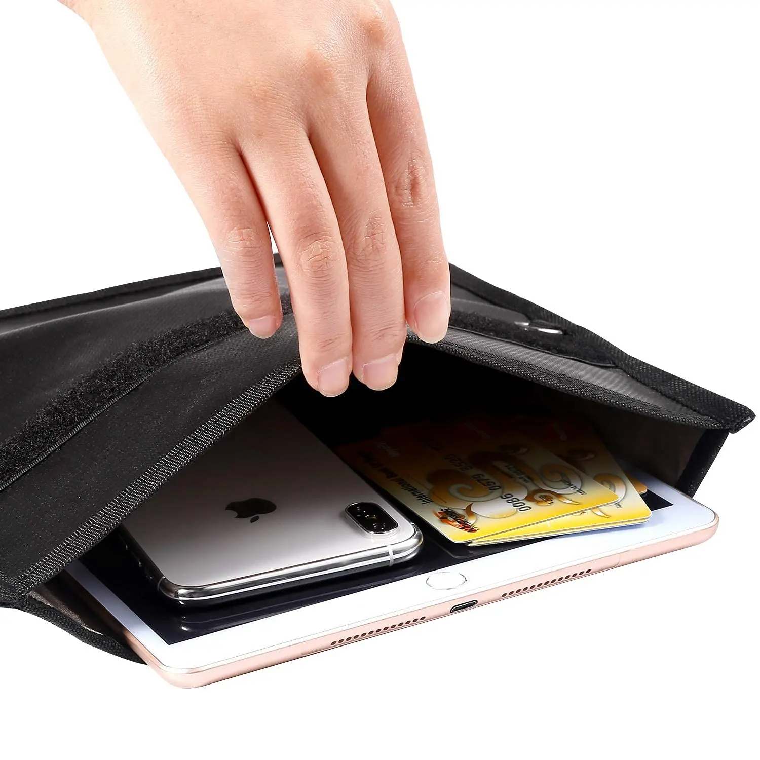 Fireproof & Waterproof Faraday Bags 9.8 x 11 Inches Cage for Faraday Key Fob Protector, Cell Phone  Car RFID