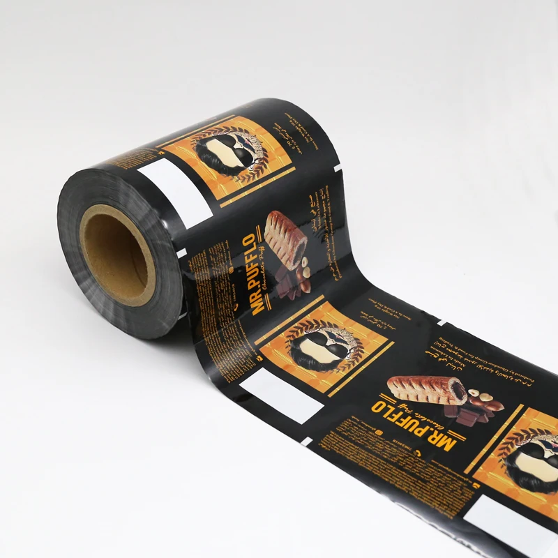 Custom food packaging roll films laminated material plastic composited aluminum foil films