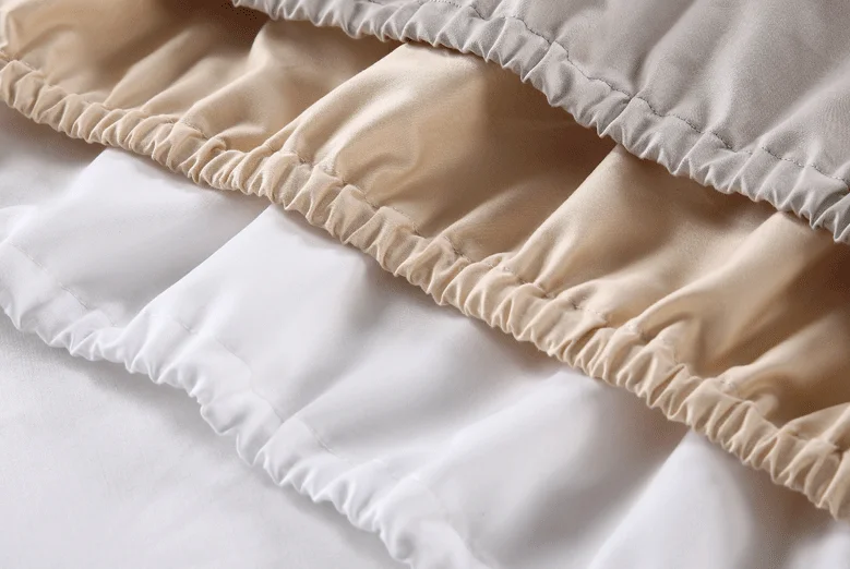 Top quality design classic cotton sateen fabric fitted sheet
